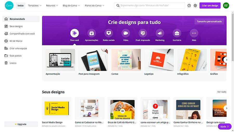 Como usar o Canva: confira nossa guia completo - Positivo do seu jeito