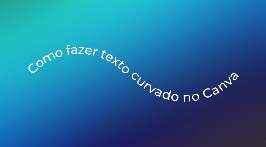 Modelos gratuitos e personalizáveis de texto curvo - Canva