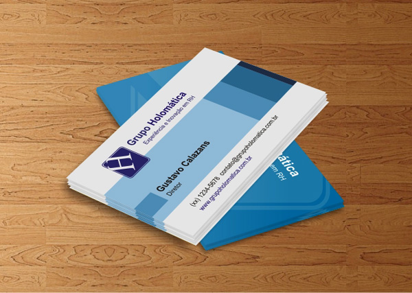 Grupo Holomática - Bussiness Card - Interage Design